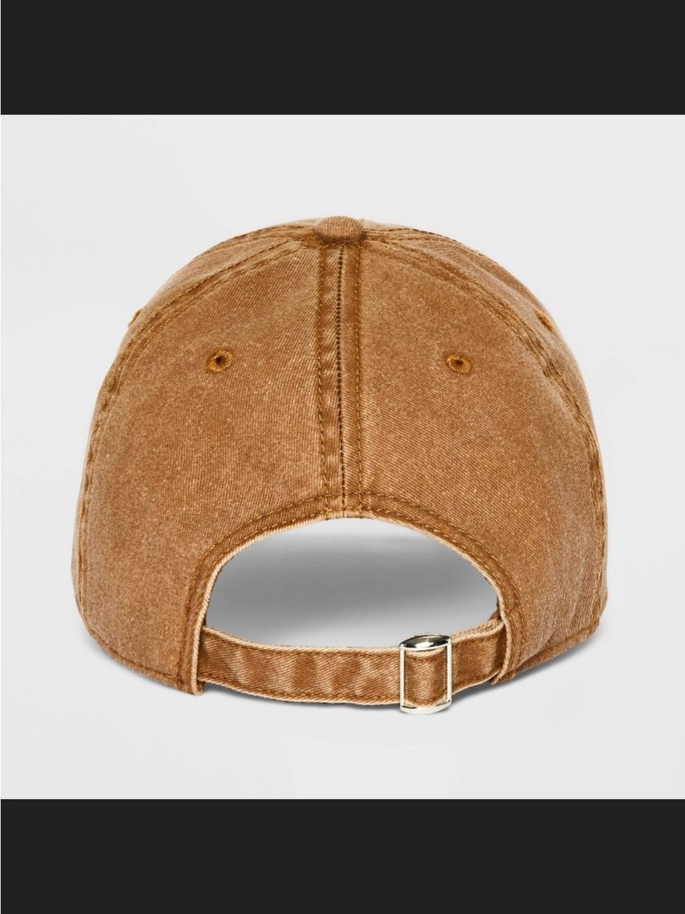 Women’s Tan Bee Embroidered Baseball Cap - Mighty Fine - Picture 3 of 4